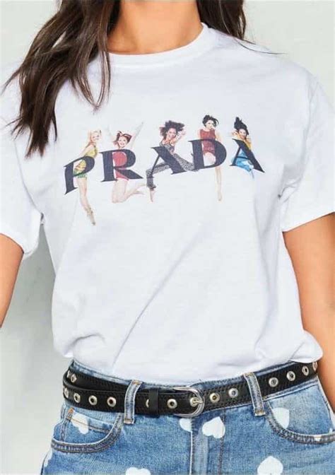 prada spice girl shirt|Spice Girls t shirts.